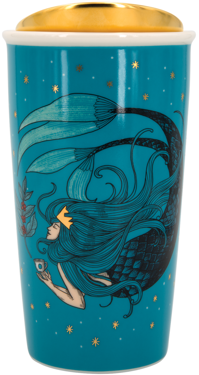 Starbucks Releases Its Celestial Siren Themed Anniversary Collection ...